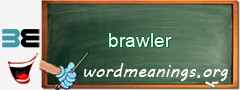 WordMeaning blackboard for brawler